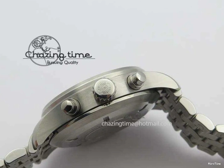 MIROTIME 1231 WaterResistant Pilot Chrono 2016 IW377710 ZF 1:1 Best Edition Black Dial On SS Bracelet A7750 V 7277